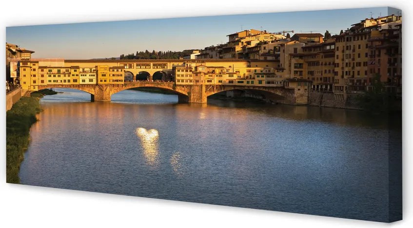 Zdjęcie na płótnie Wschód Słońca nad Mostami