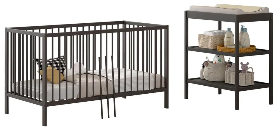 Zestaw mebli dla dzieci z litego drewna bukowego 2 szt. Dino – Vipack