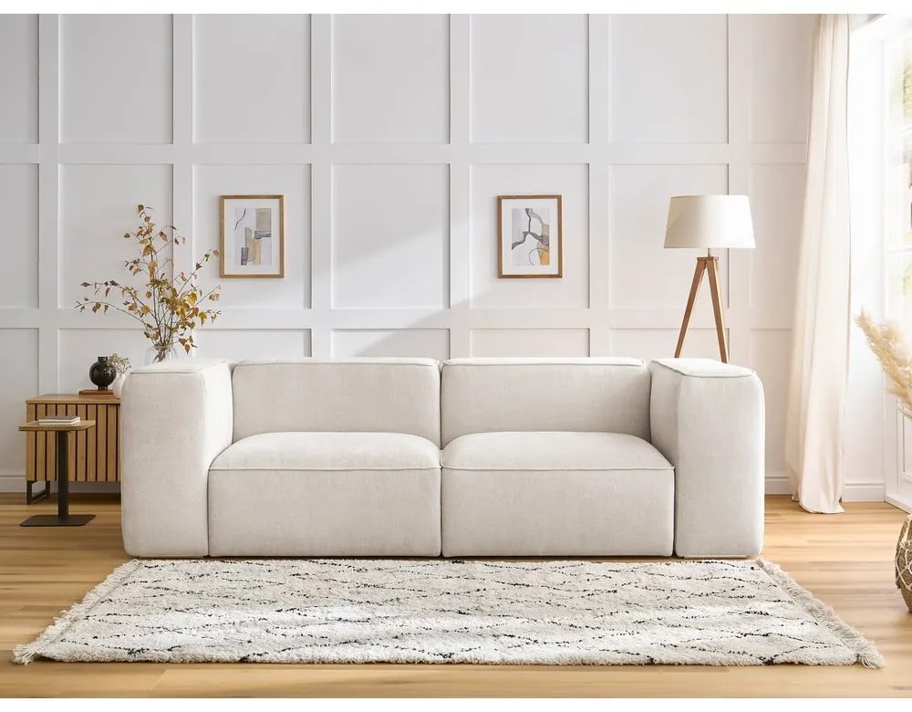 Biała sofa 255 cm Zephyr – Bobochic Paris