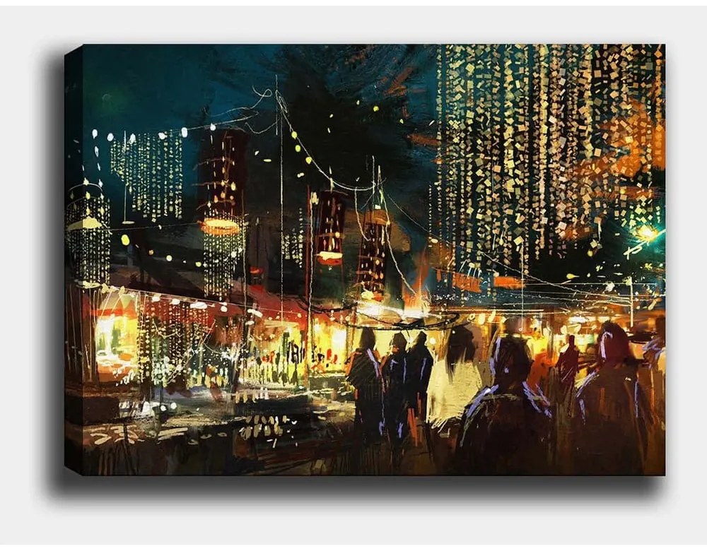 Obraz 100x70 cm City Street – Wallity