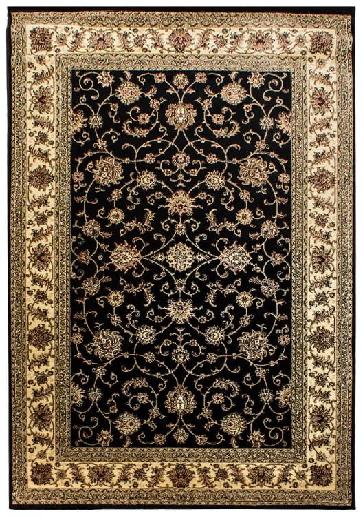 Dywan klasyczny Marrakesh kremowo-czarny 120 cm x 170 cm