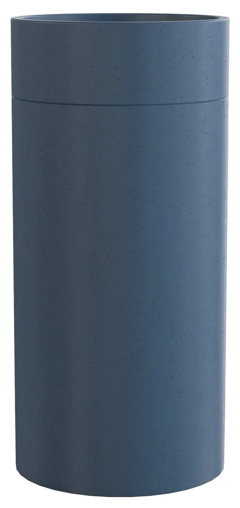 Umywalka betonowa wolostojąca bez otworu na baterię DELIS | Różne kolory : Kolor - Niebieski denim, Podłączenie syfonu - Do ściany