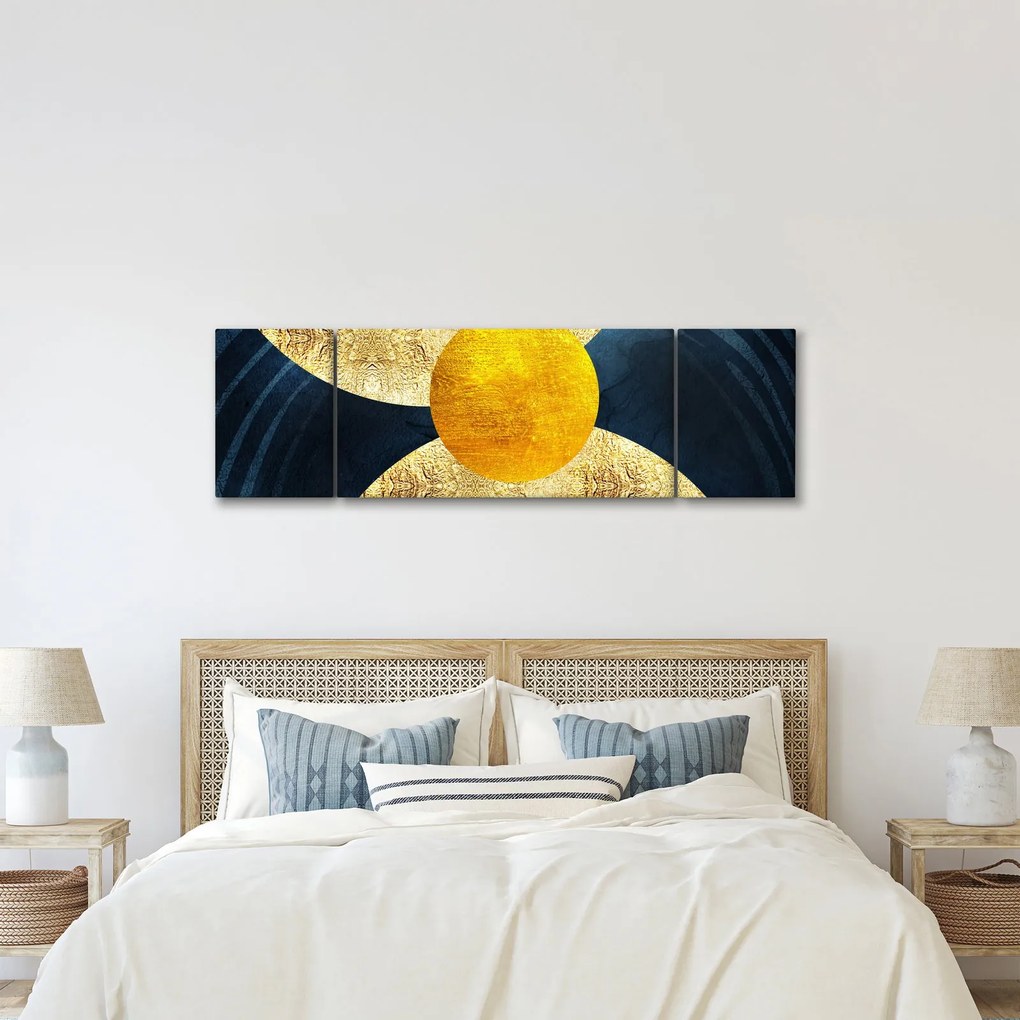 Obraz - Koła (170x50 cm)
