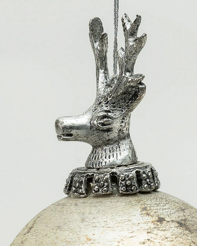 Bombka szklana Royal Deer Matte 10x10x16 cm