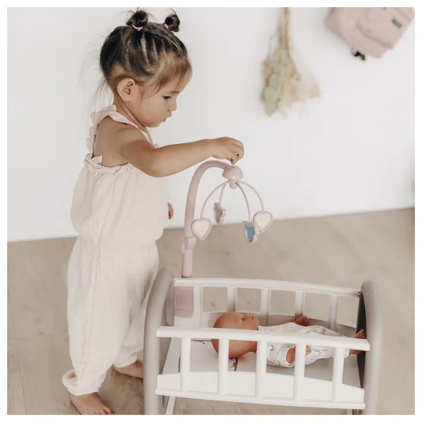 Smoby baby nurse kołyska z karuzelką dla lalki