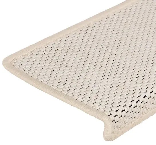 Kremowe eleganckie dywaniki na schody G2-W92