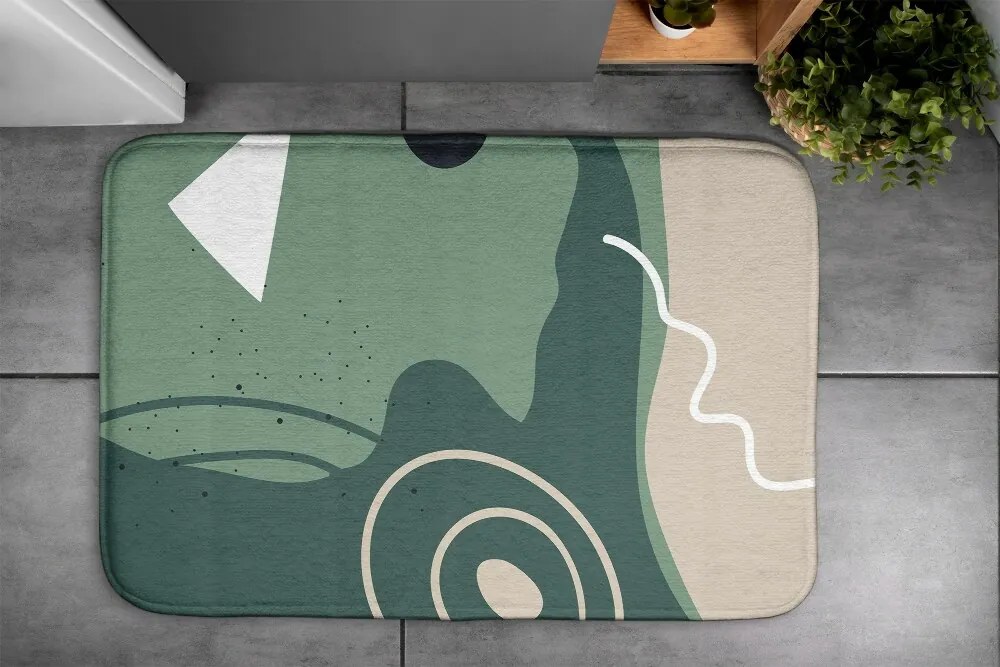 Dywanik antypoślizgowy do łazienki Dywanik antypoślizgowy do łazienki Geometryczny Wzór