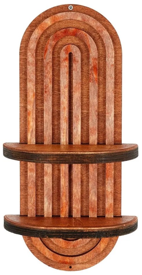 Jasnoczerwona wielopoziomowa półka 20 cm Raf – Kalune Design