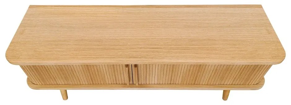 Szafka pod TV w dekorze dębu 138x50 cm Rove – Woodman