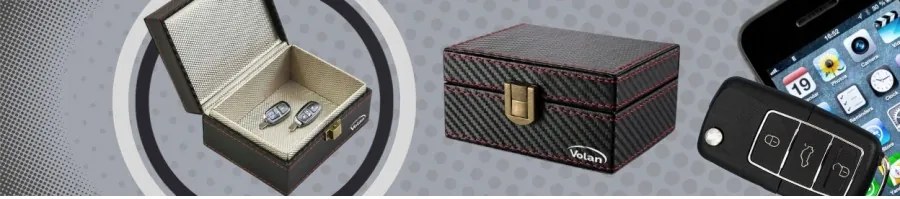 Klatka FARADAYA PUDEŁKO na kluczyki KLUCZE do Samochodu Keyless Karty Etui