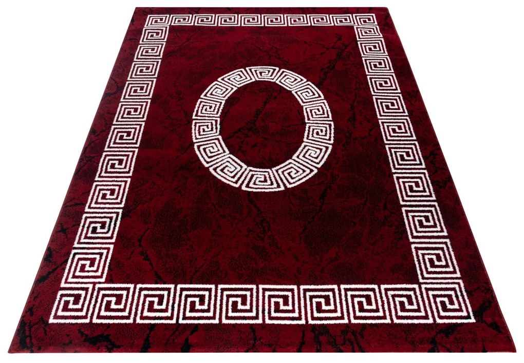 Dywan nowoczesny Plus ornament czerwony 240 cm x 340 cm