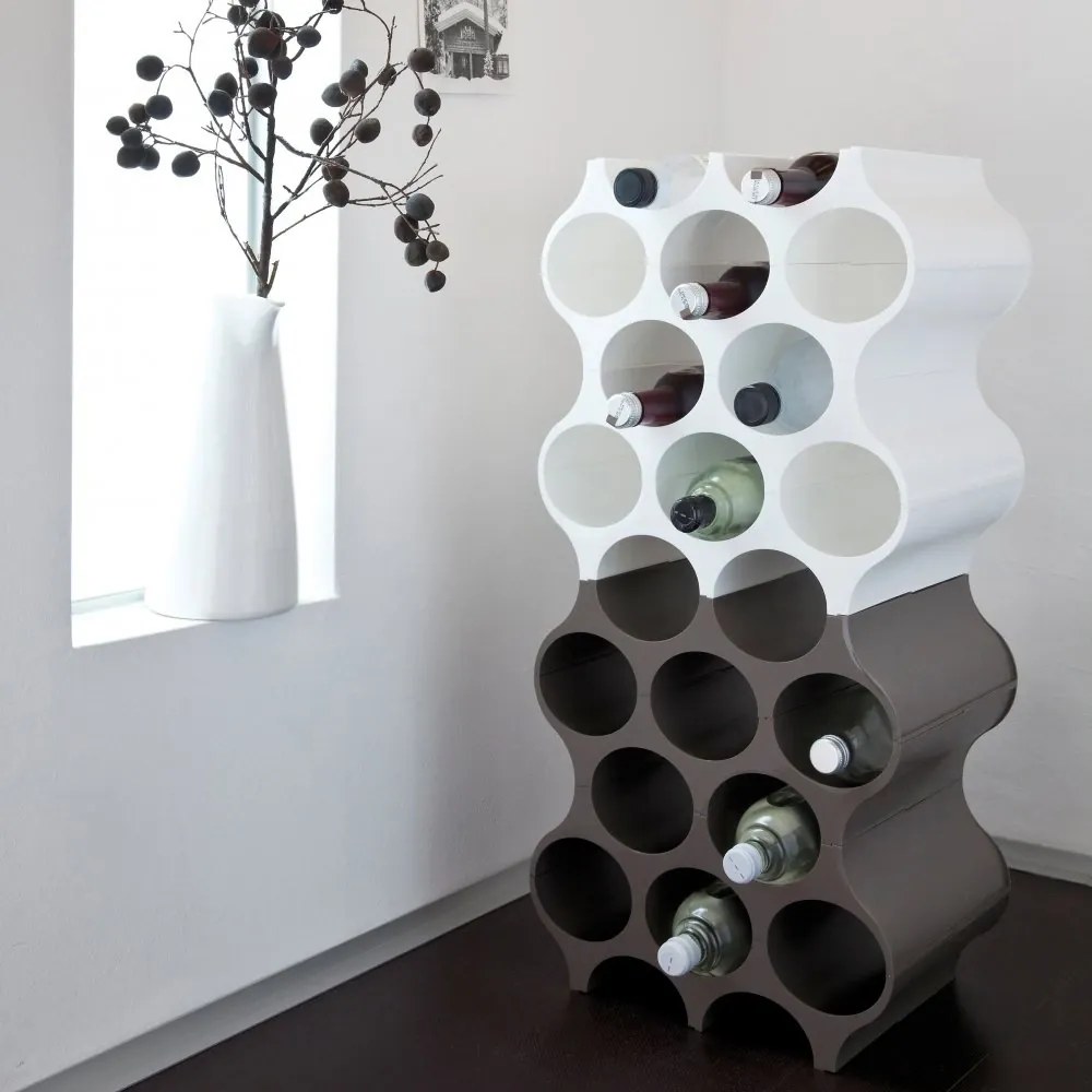 Stojak na wino SET-UP, czarny, Koziol