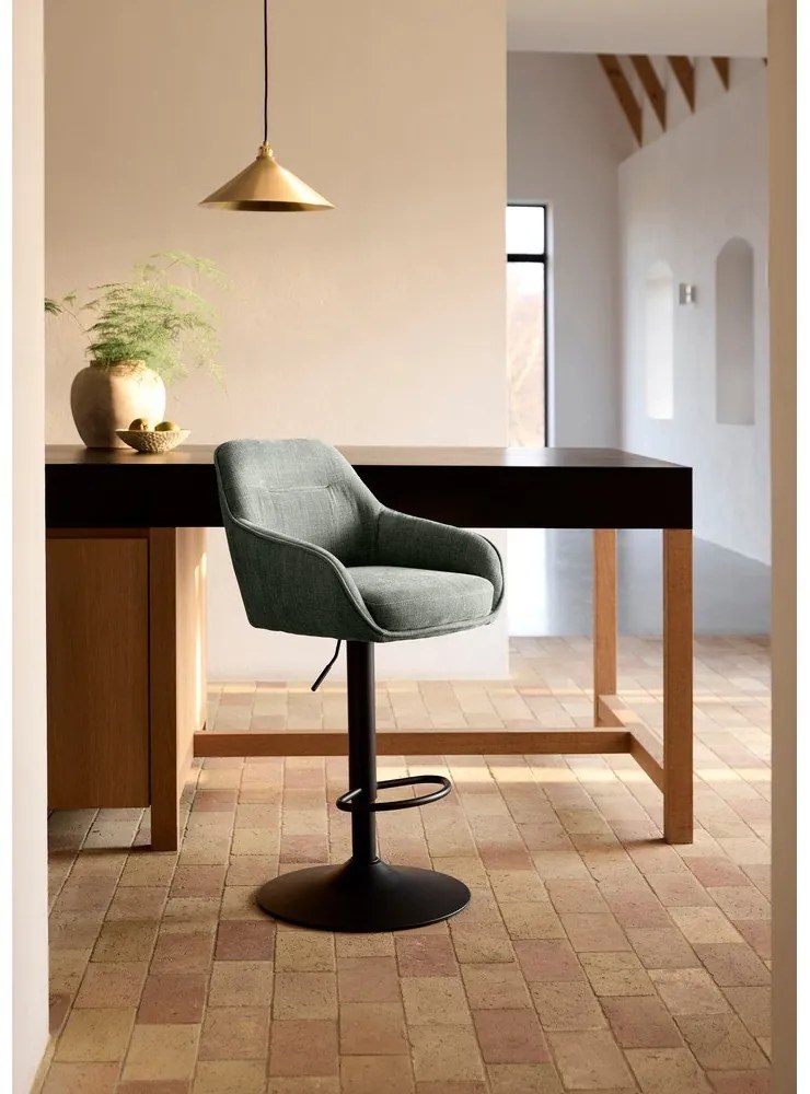 Zielone hokery zestaw 2 szt. (wysokość siedziska 69 cm) Avola – Unique Furniture