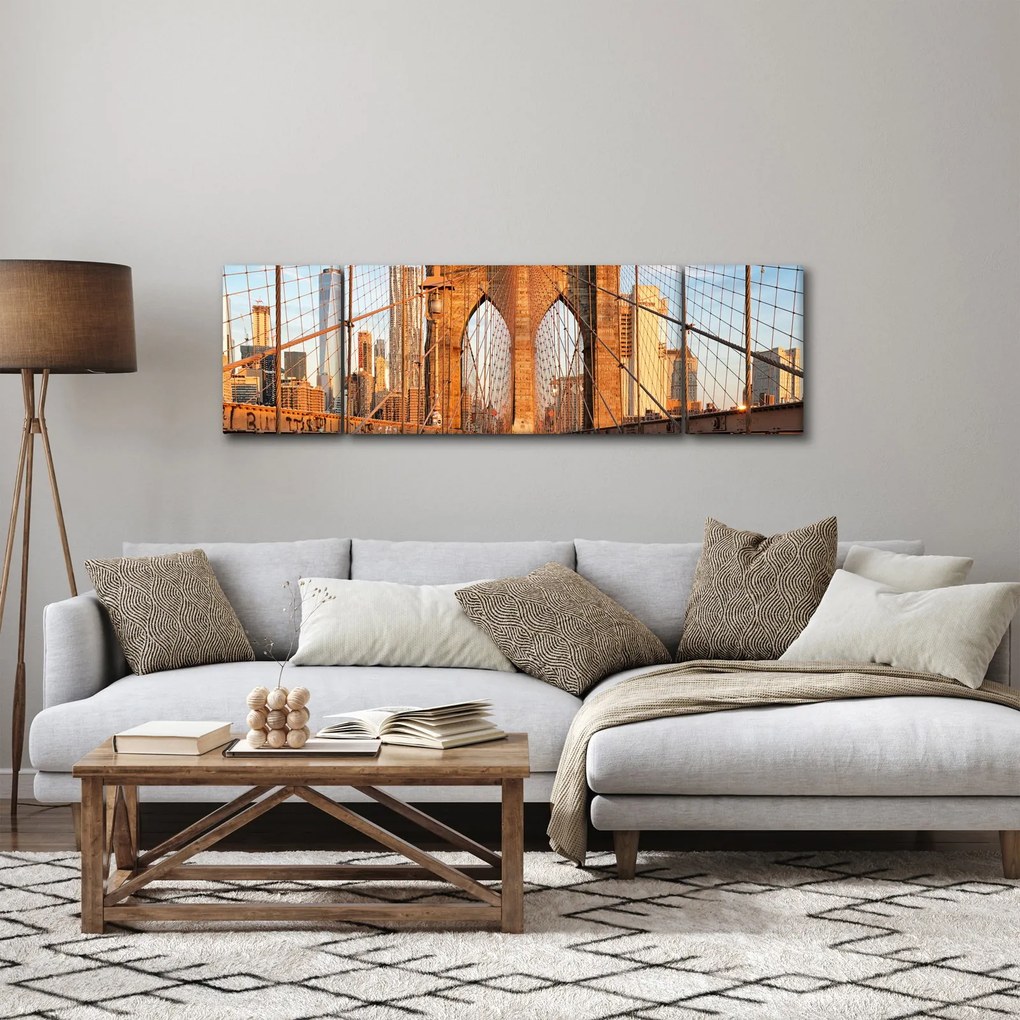 Obraz - Most Brookliński (170x50 cm)