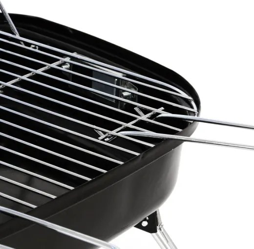 Grill ogrodowy Gart turystyczny przenośny na węgiel drzewny różowy