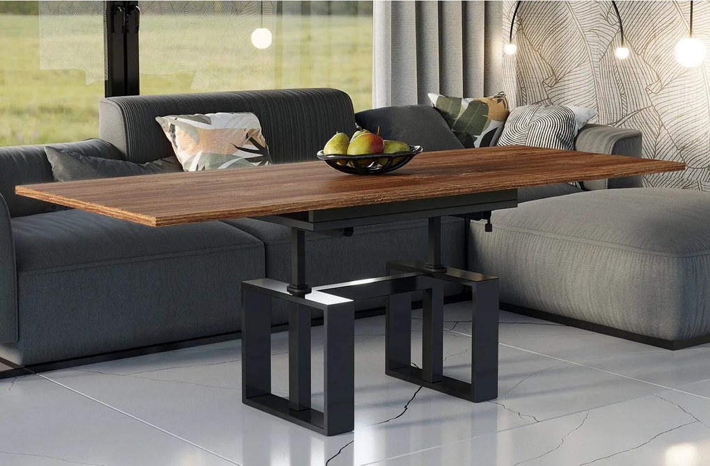 Ława rozkładana podnoszona EMPOLI 110(170)x65 dąb stirling