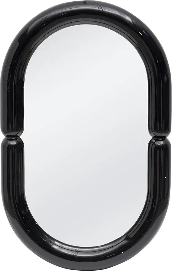 Czarne klasyczne lustro wiszące T3-P96