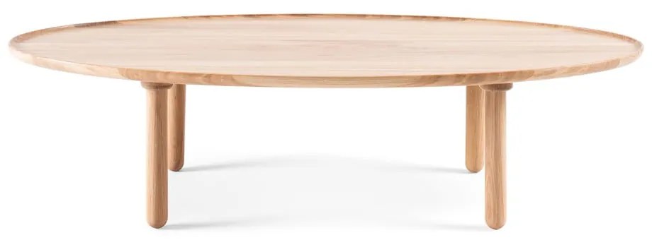 Naturalny stolik z drewna dębowego 65x120 cm Mu – Gazzda