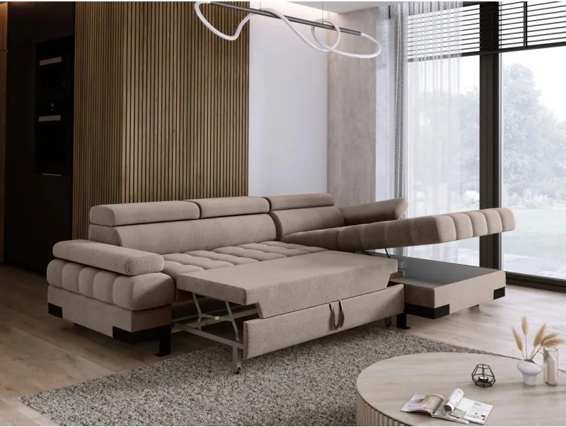 Narożnik SELVA S z funkcją spania i pojemnikiem AUSTIN 04 WERSAL