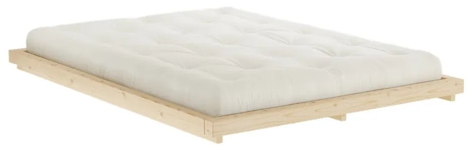 Łóżko dwuosobowe z drewna sosnowego ze stelażem 180x200 cm Dock – Karup Design