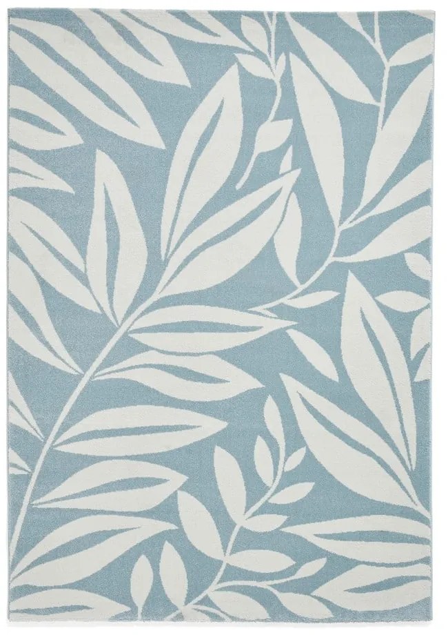 Niebieski dywan 160x230 cm Sorral Leaves – Catherine Lansfield