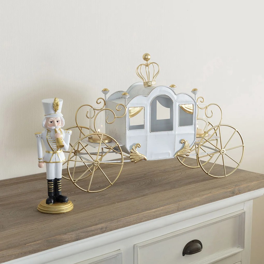Świecznik Carriage 66x20x32cm