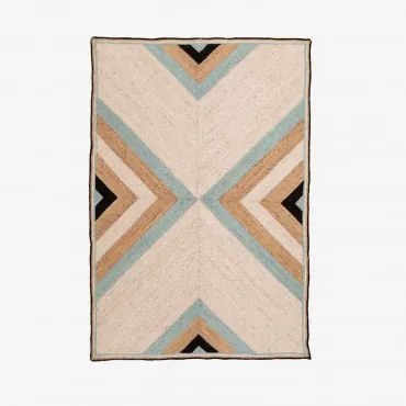 Dywan Prostokątny 160x245 Cm Z Naturalnego Juty Saina Yute - Sklum