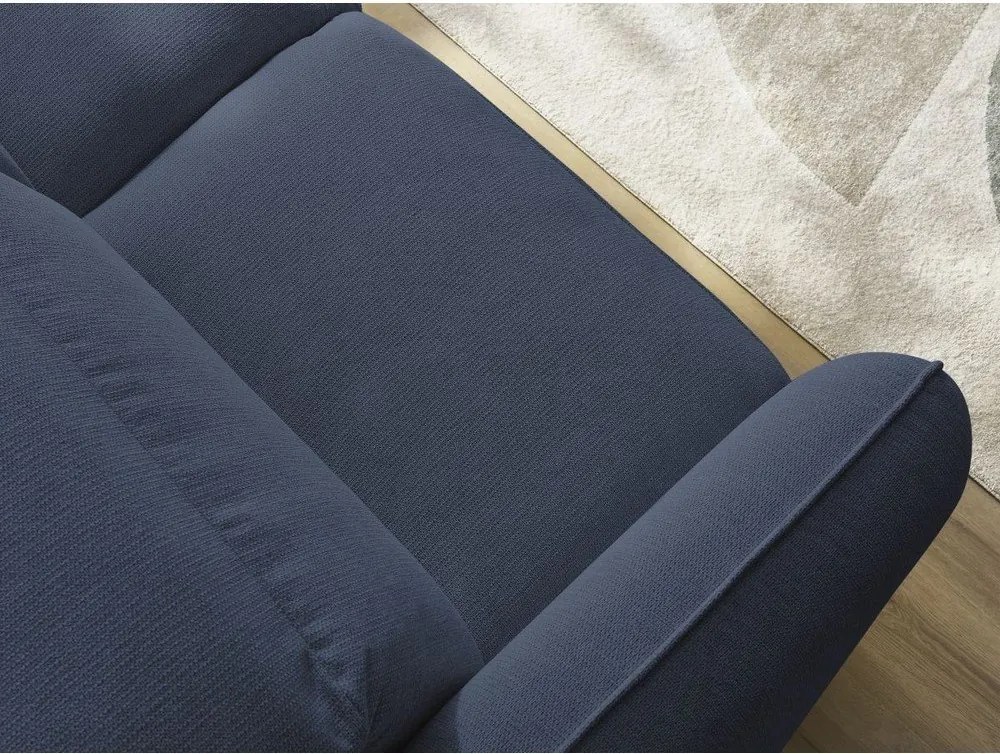Ciemnoniebieska sofa 216 cm Achille – Bobochic Paris