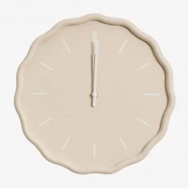 Zegar Ścienny Z Mdf Ø35 Cm Tovarx Kremowa - Sklum
