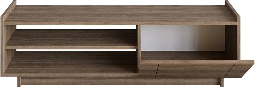 Stolik pod TV – 140 cm – orzech – płyta wiórowa pokryta melaminą