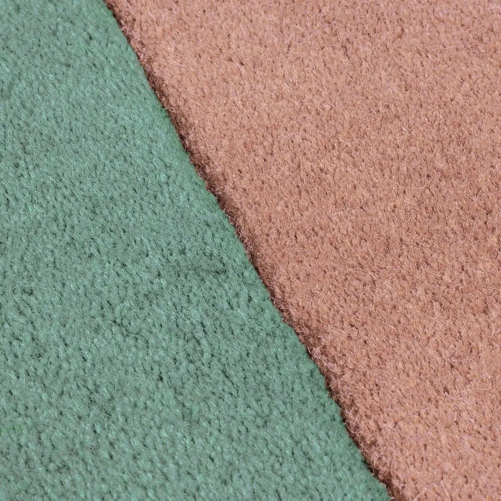 Niebieski wełniany dywan tkany ręcznie 120x180 cm Lozenge Bright Multi – Flair Rugs