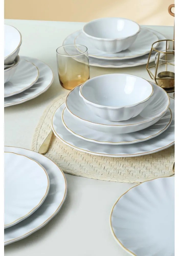 Ceramiczny zestaw talerzy 24 szt. – Hermia