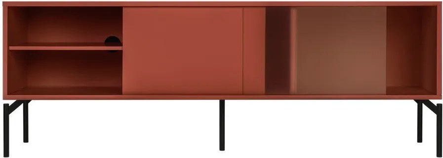 Szafka pod TV w kolorze terakoty 160x60x42 cm Met – noo.ma