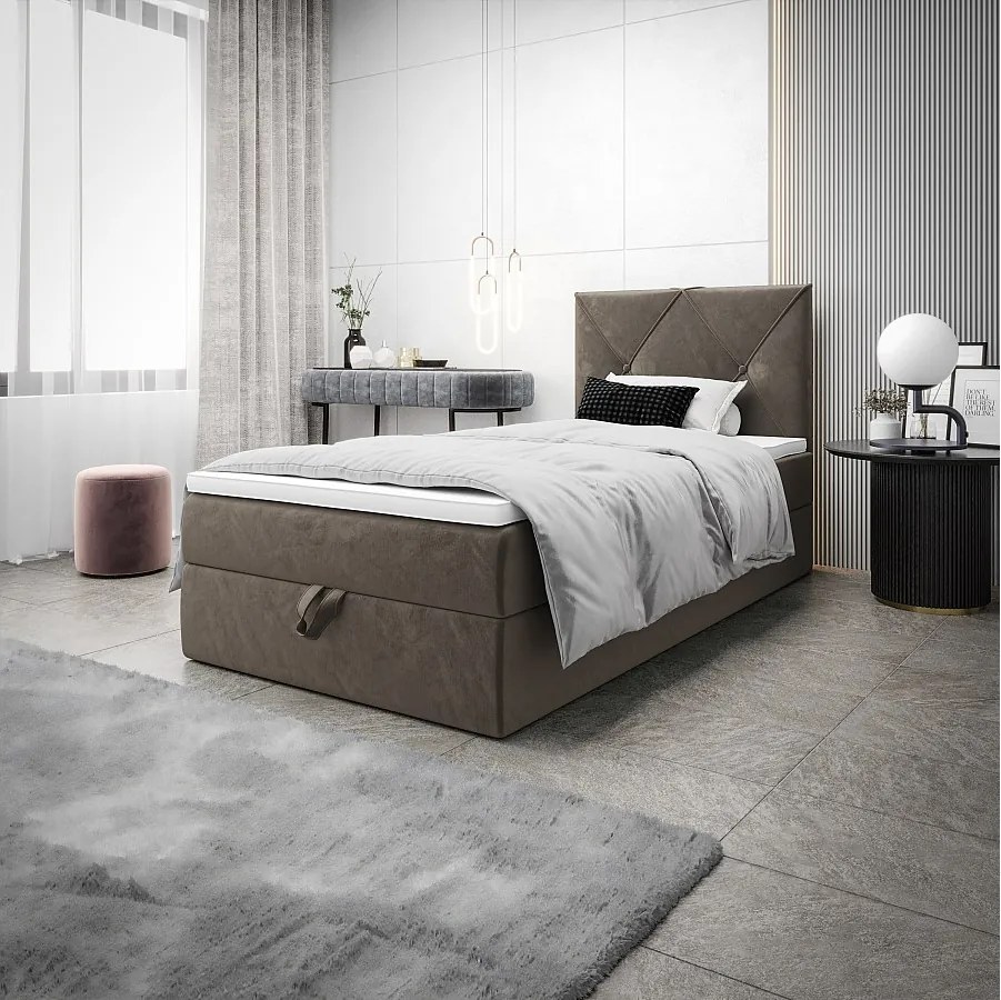 Łóżko kontynentalne ALTEA 120x200 Monolith 15