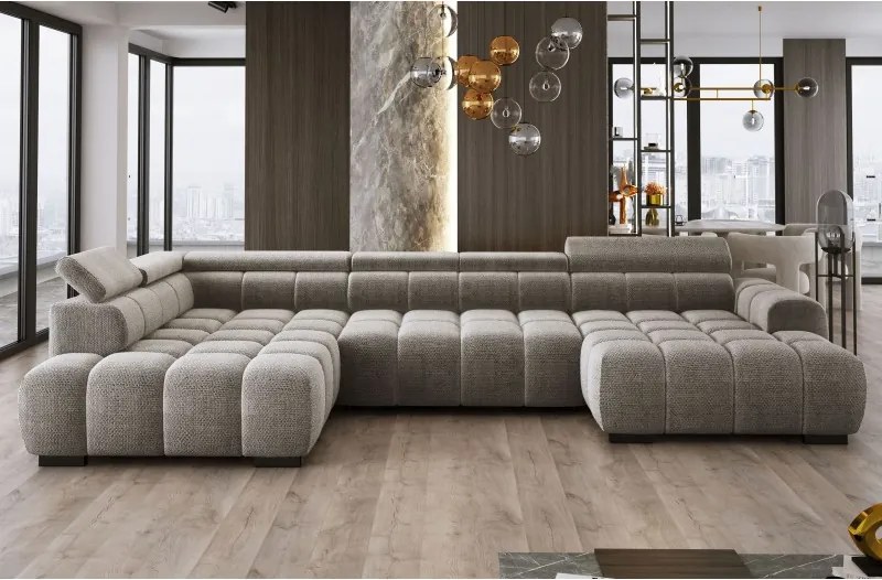 Narożnik BULL XL Lewostronny z elektryczną funkcją regulacji tkanina Eden 12 WERSAL