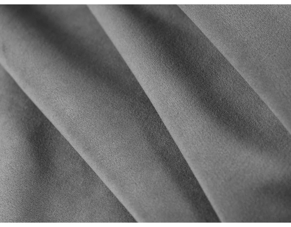 Szara aksamitna sofa 220 cm Strino – Cosmopolitan Design
