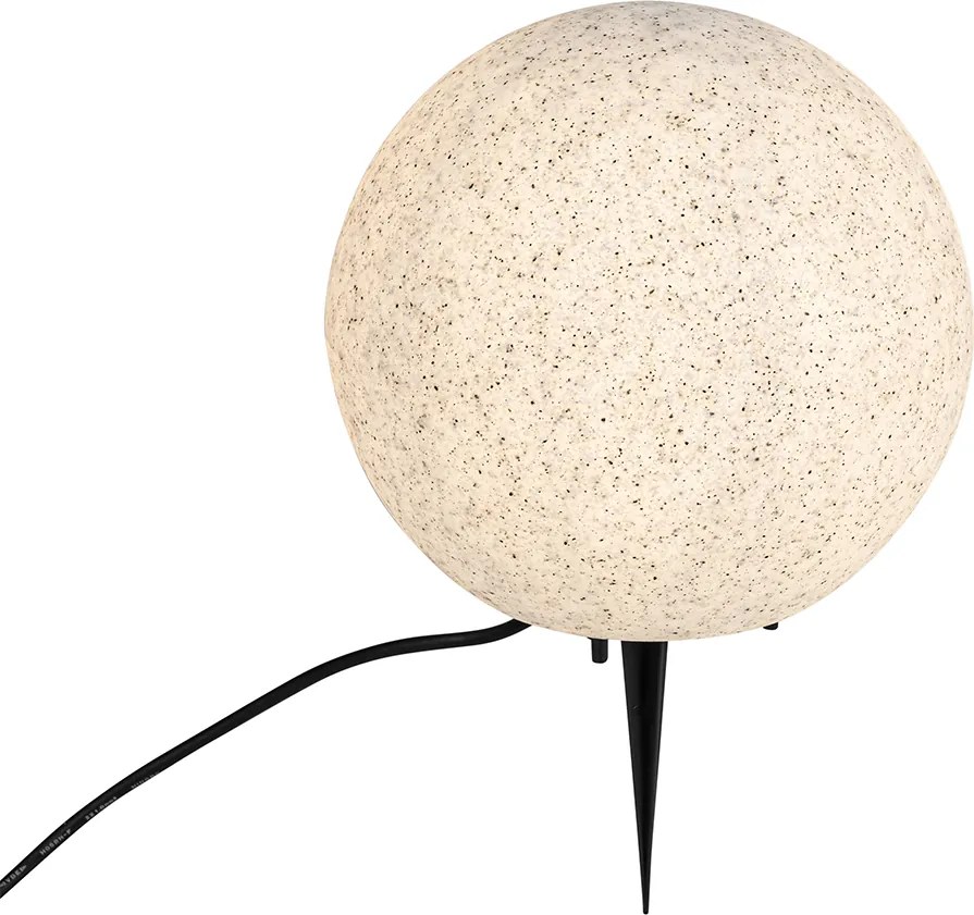 Nowoczesna lampa zewnętrzna szara 25 cm IP65 - Nura