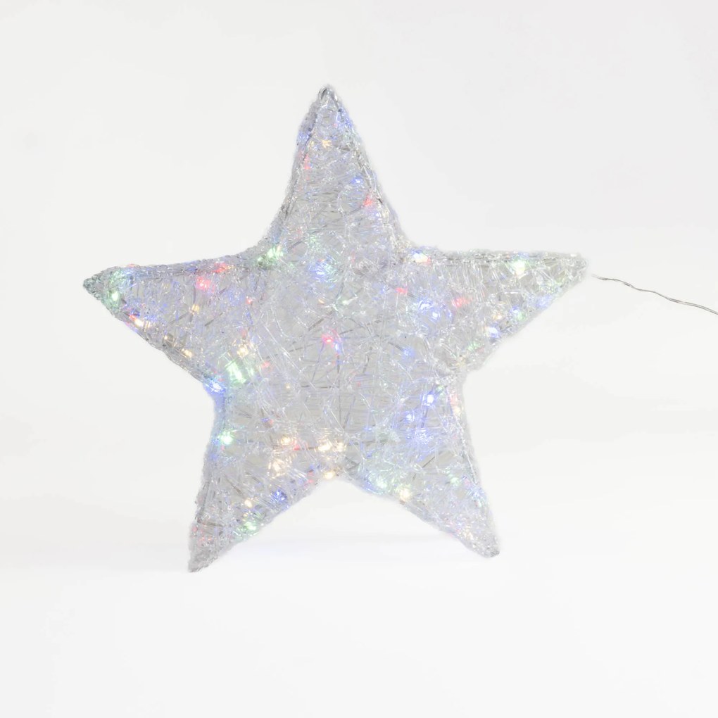 Ozdobna gwiazda z oświetleniem LED, 50 cm