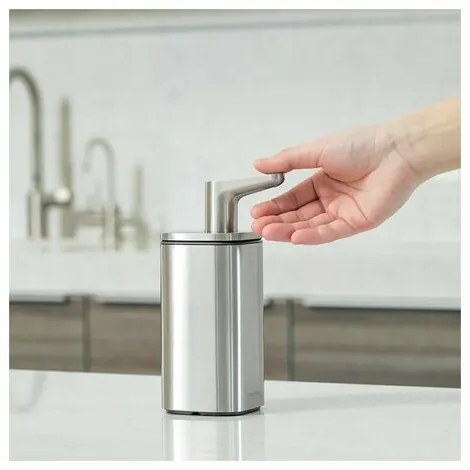 Simplehuman Dozownik mydła i płynu dezynfekującego Pulse 295 ml, stal nierdzewna, S