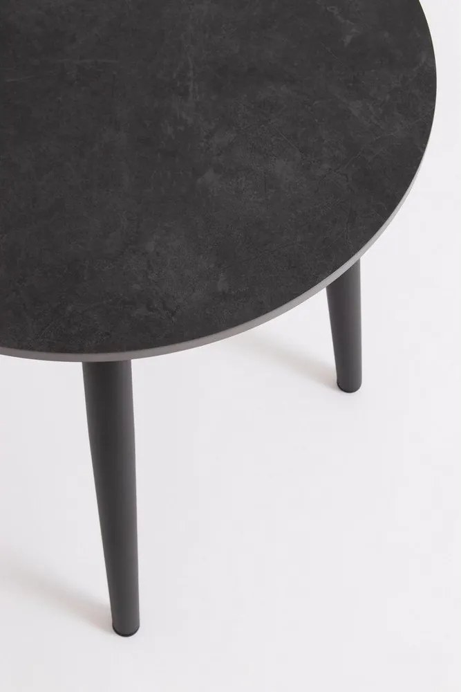 Aluminiowy zestaw mebli ogrodowych w kolorze khaki-szarobrązowym dla 2 osób Millor – Bizzotto