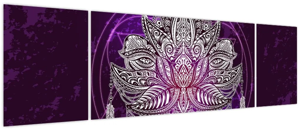 Obraz - Lotos (170x50 cm)