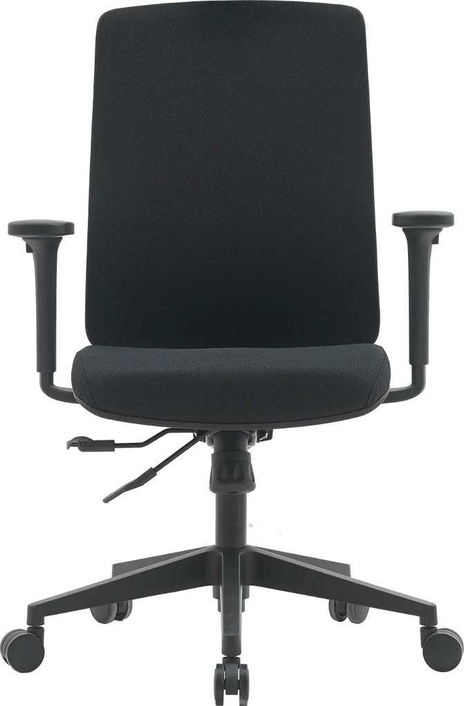 Fotel biurowy z mechanizmem synchronicznym Popstar Lux, zgodny z normą BHP