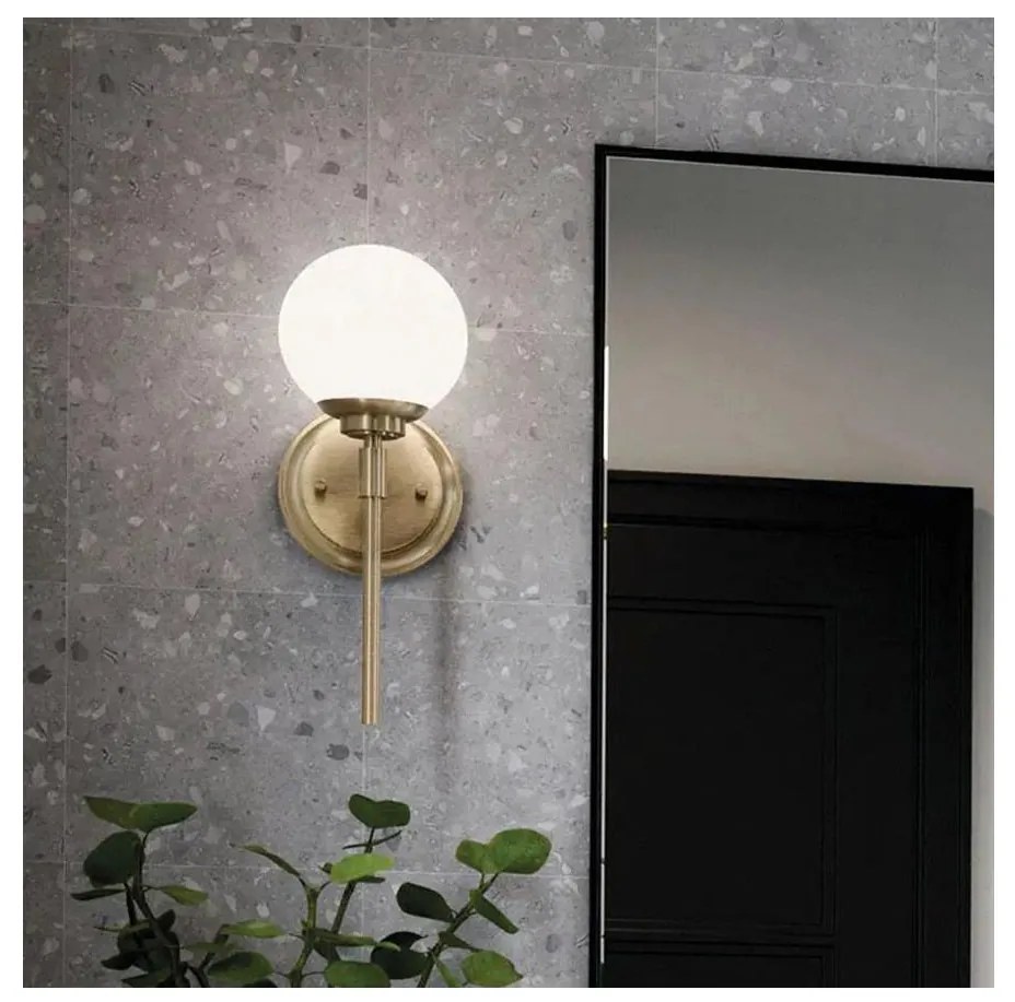 Kichler KL-BENNO1-CPZ - LED Oświetlenie łazienkowe BENNO 1xG9/3W/230V IP44 mosiądz