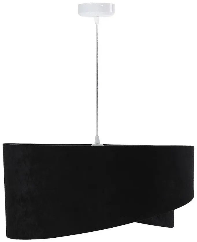 Czarno-biała asymetryczna lampa wisząca - 4X EX973 M6-B11