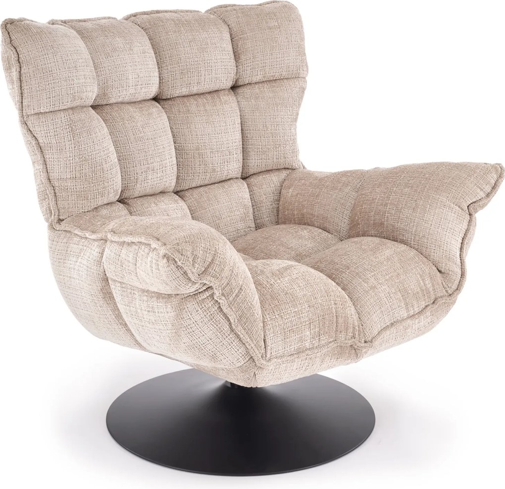 Fotel wypoczynkowy obrotowy z funkcją kołyski Hagen Halmar