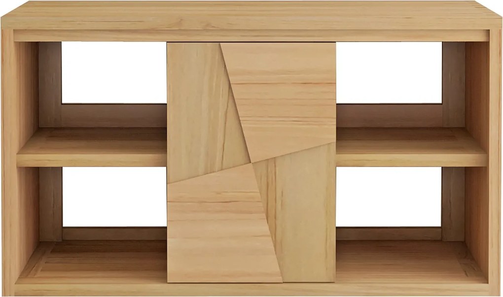 Wisząca szafka pod umywalkę z drewna tekowego - szer. 80 cm - SUMBAWA