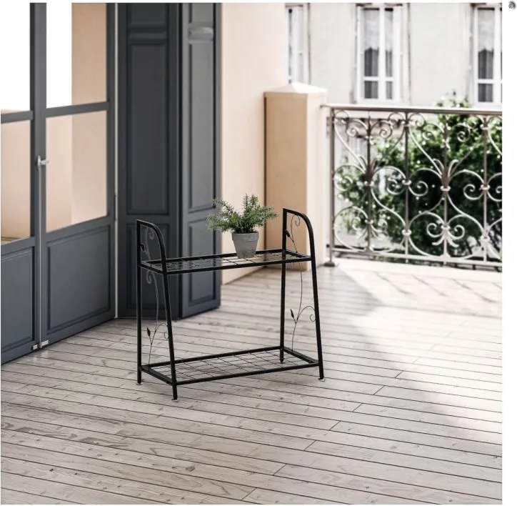 STILISTA stojak na rośliny, 61,5 x 61,5 x 29 cm, stal