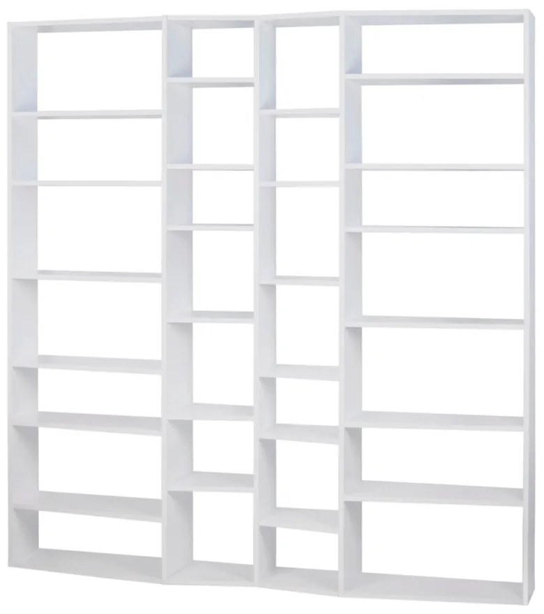 Biały regał 214x224 cm Valsa – TemaHome