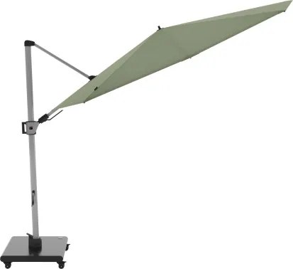 HYPERION 340 PRESTIGE – luksusowy huśtawkowy parasol ogrodowy z bocznym drążkiem : Kolor parasola - Khaki