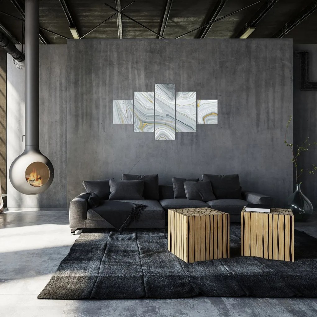 Obraz - Abstrakcja (125x70 cm)